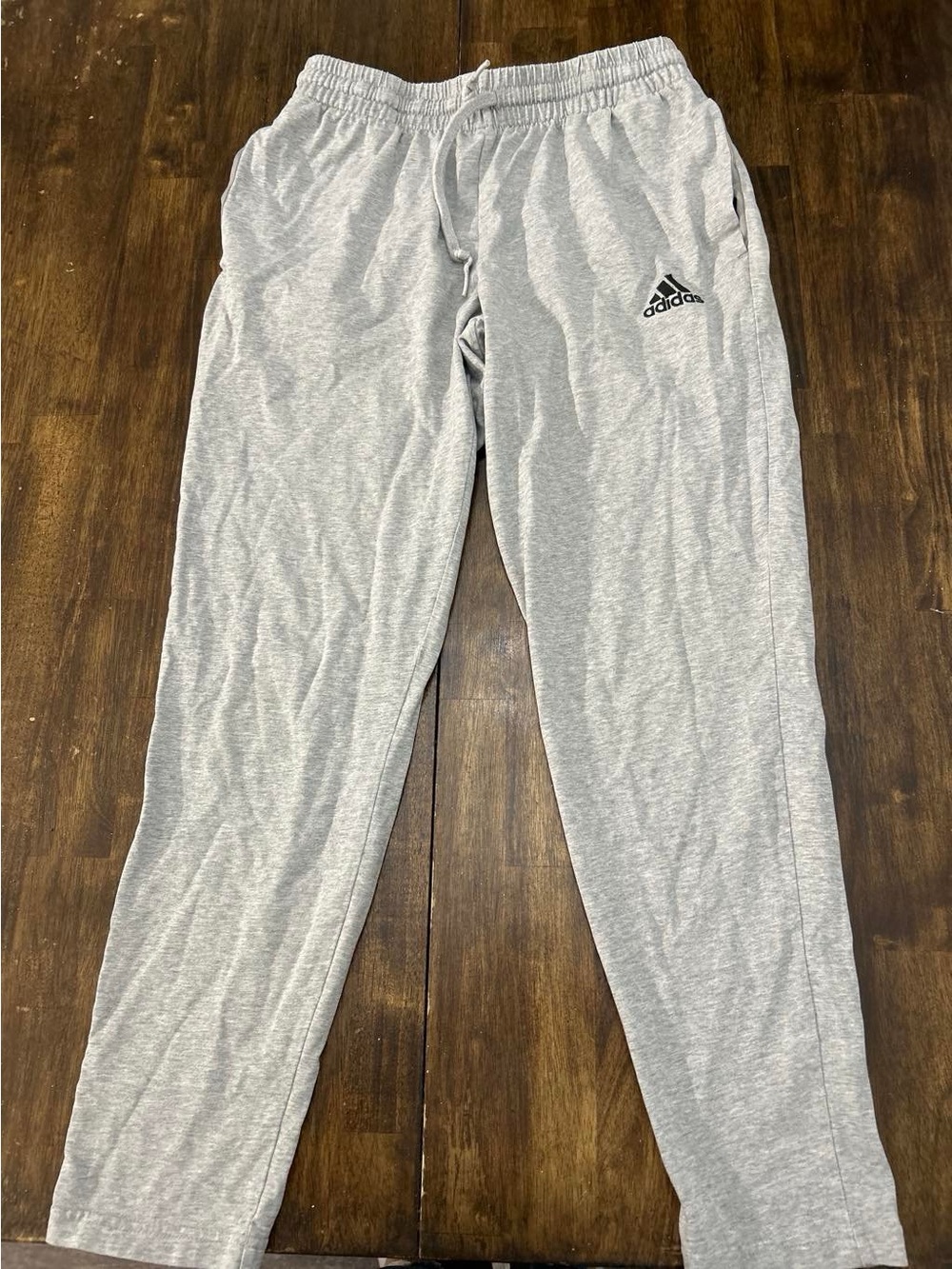 adidas Light Gray Men's Jogger Sweatpants